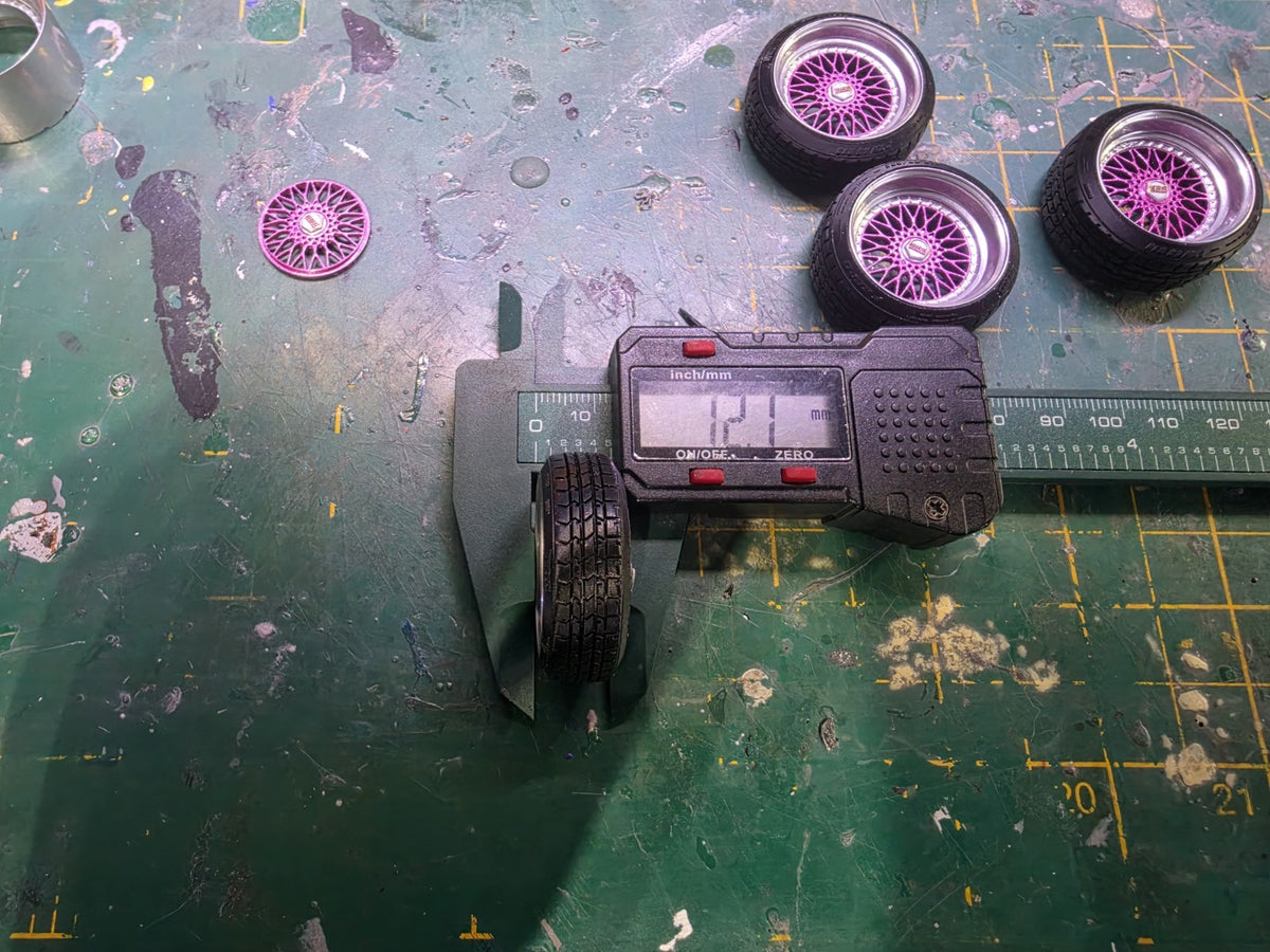 1/18 scale BBS RS Wheels PRE-PAINTED PINK
