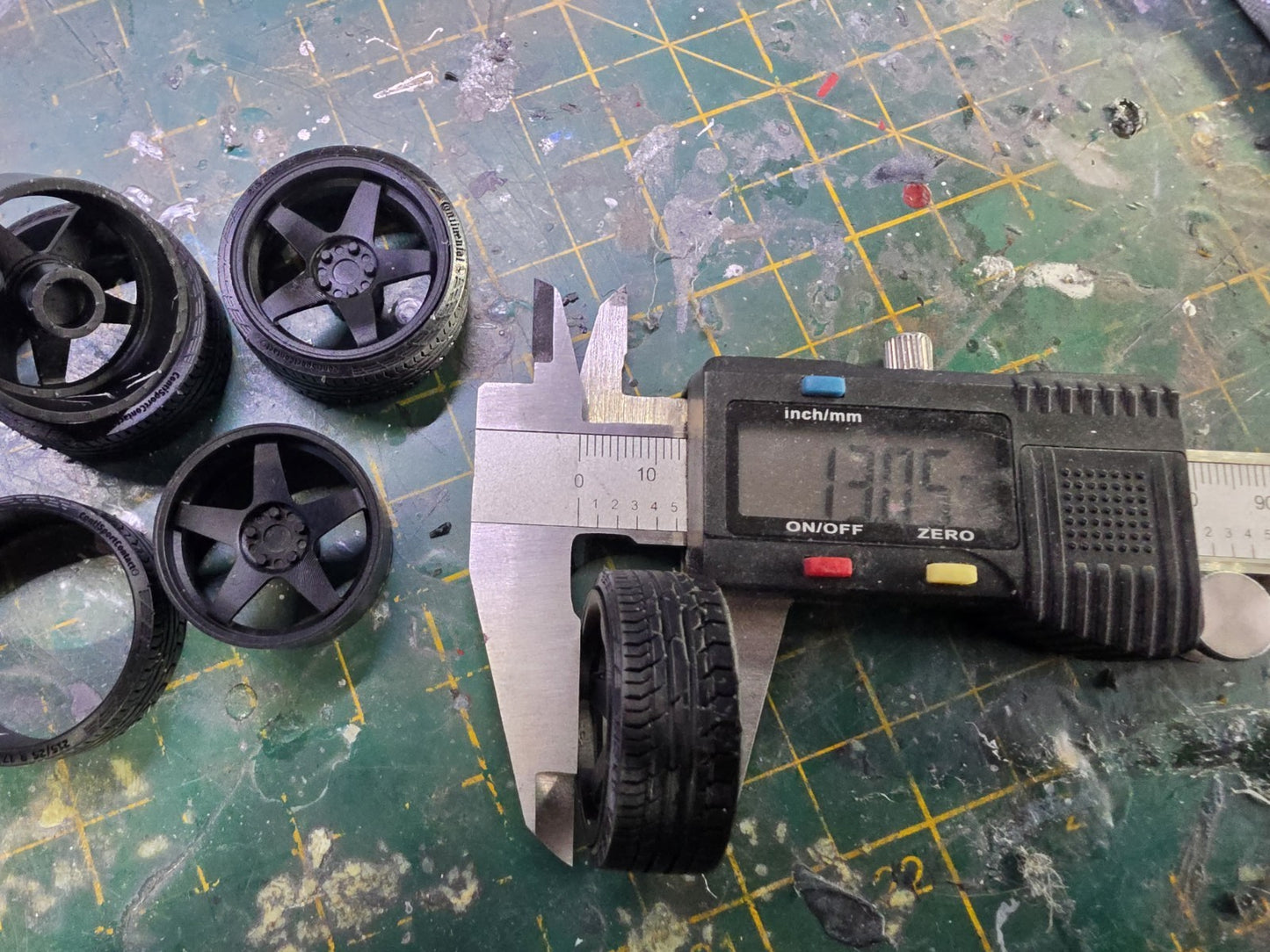1.18 33mm Rota GTR WHEELS with LOW PROFILE Continental Tyres