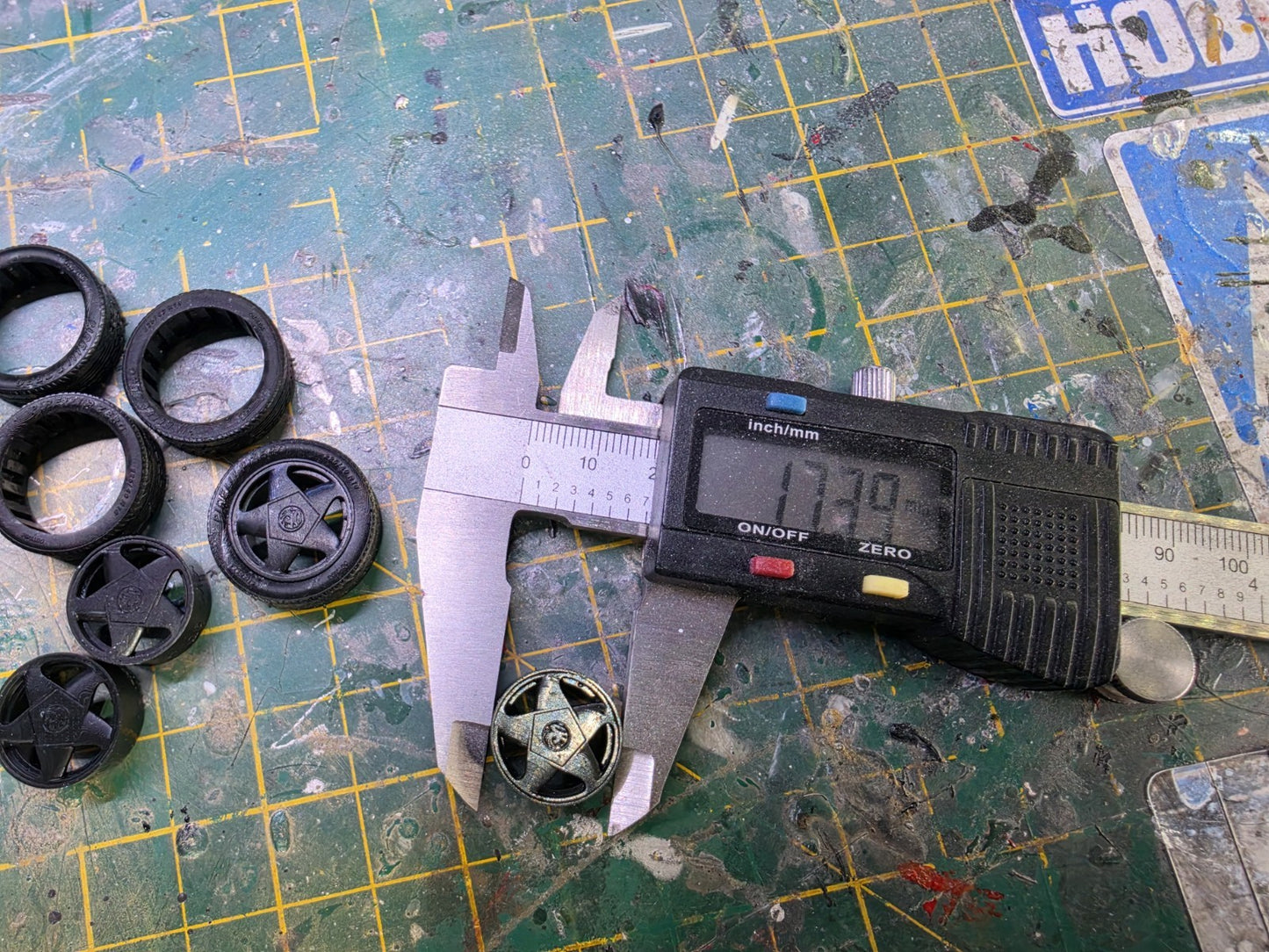 1/24 Scale Vauxhall Cavalier TD 3d Printed Wheels