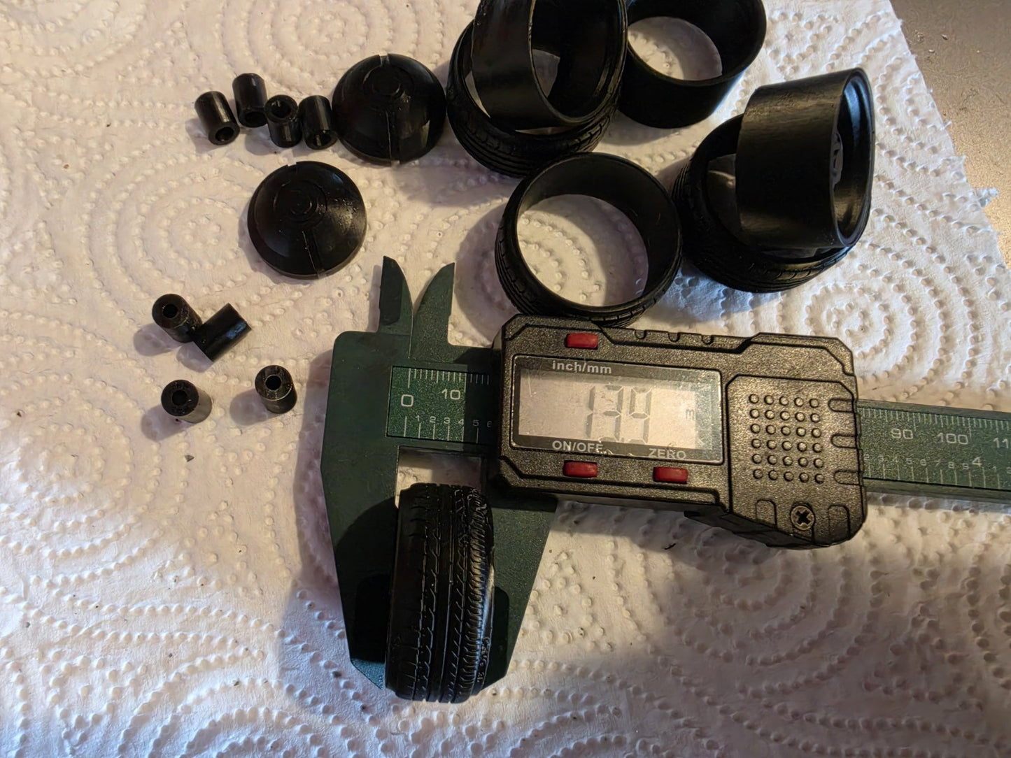 1/18 Scale Pokemon PokeBall 3d Printed Wheels & RESIN Tyres