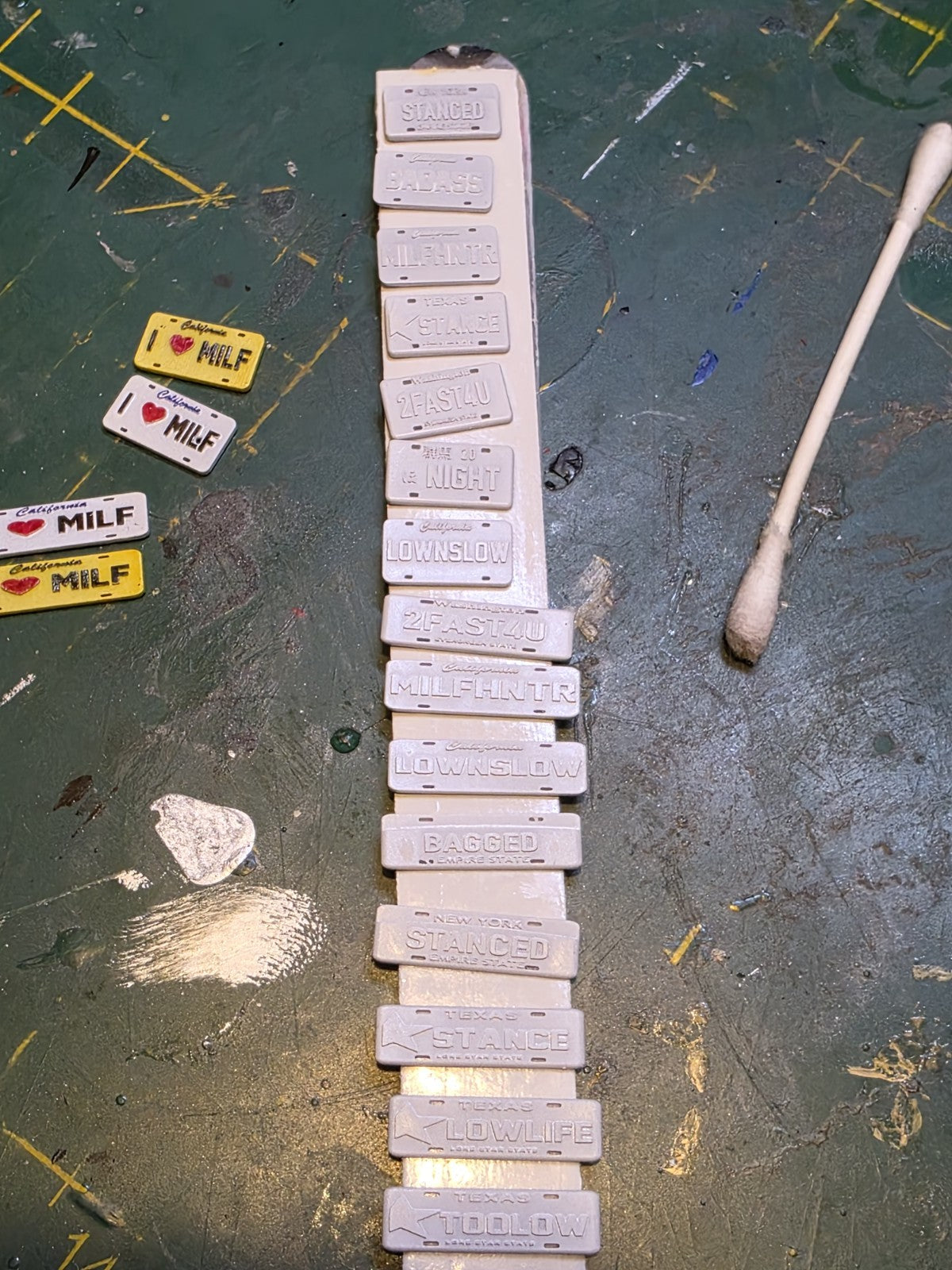 3D NUMBER PLATES