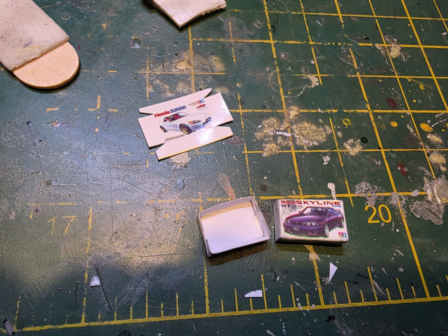 Scale Model kit boxes for diorama