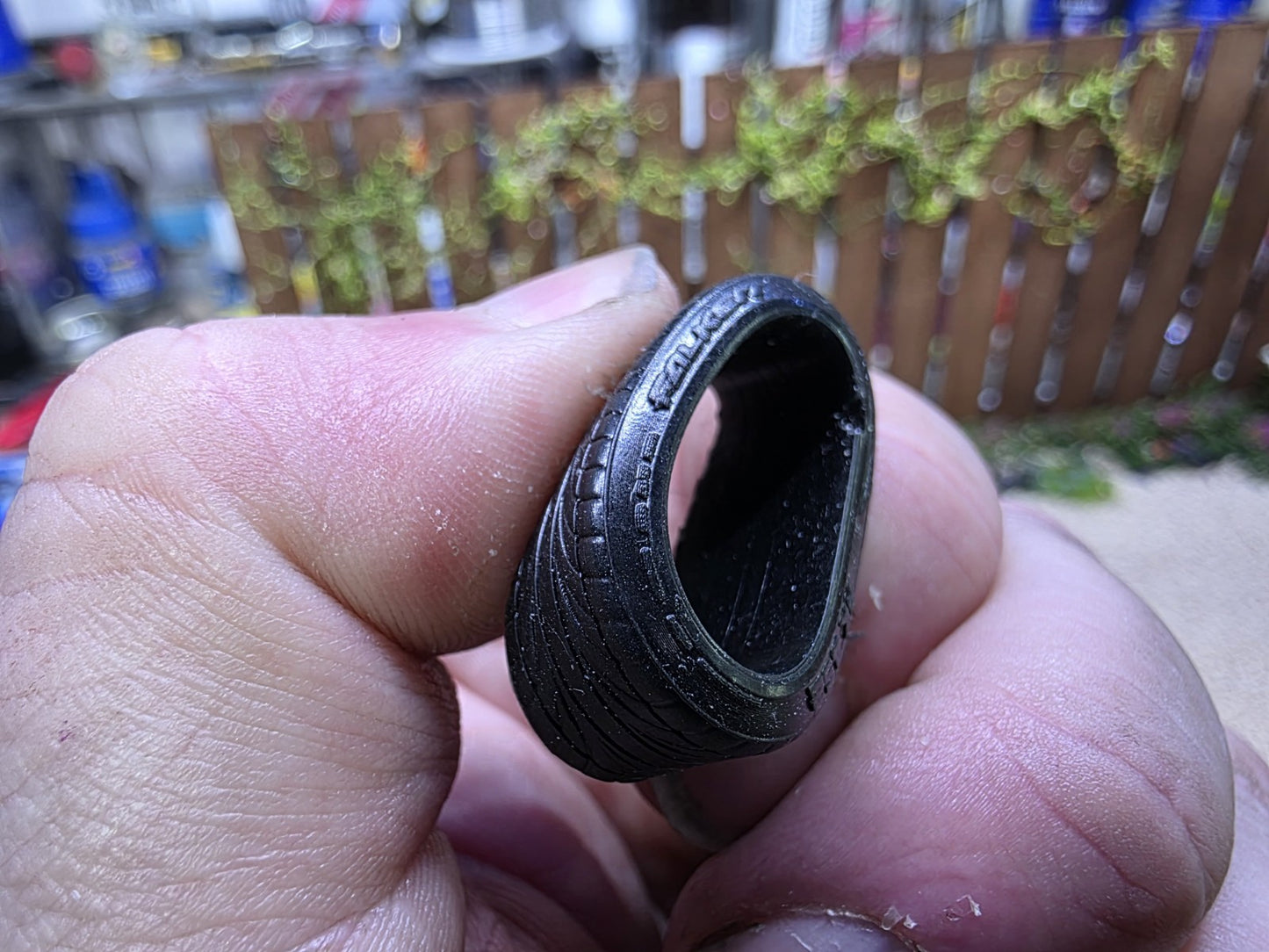1/24 scale Superlites with Rubber Tyres painted Set