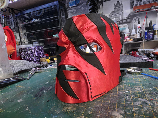 3D PRINTED WWE Kane Mask Wrestling WWF