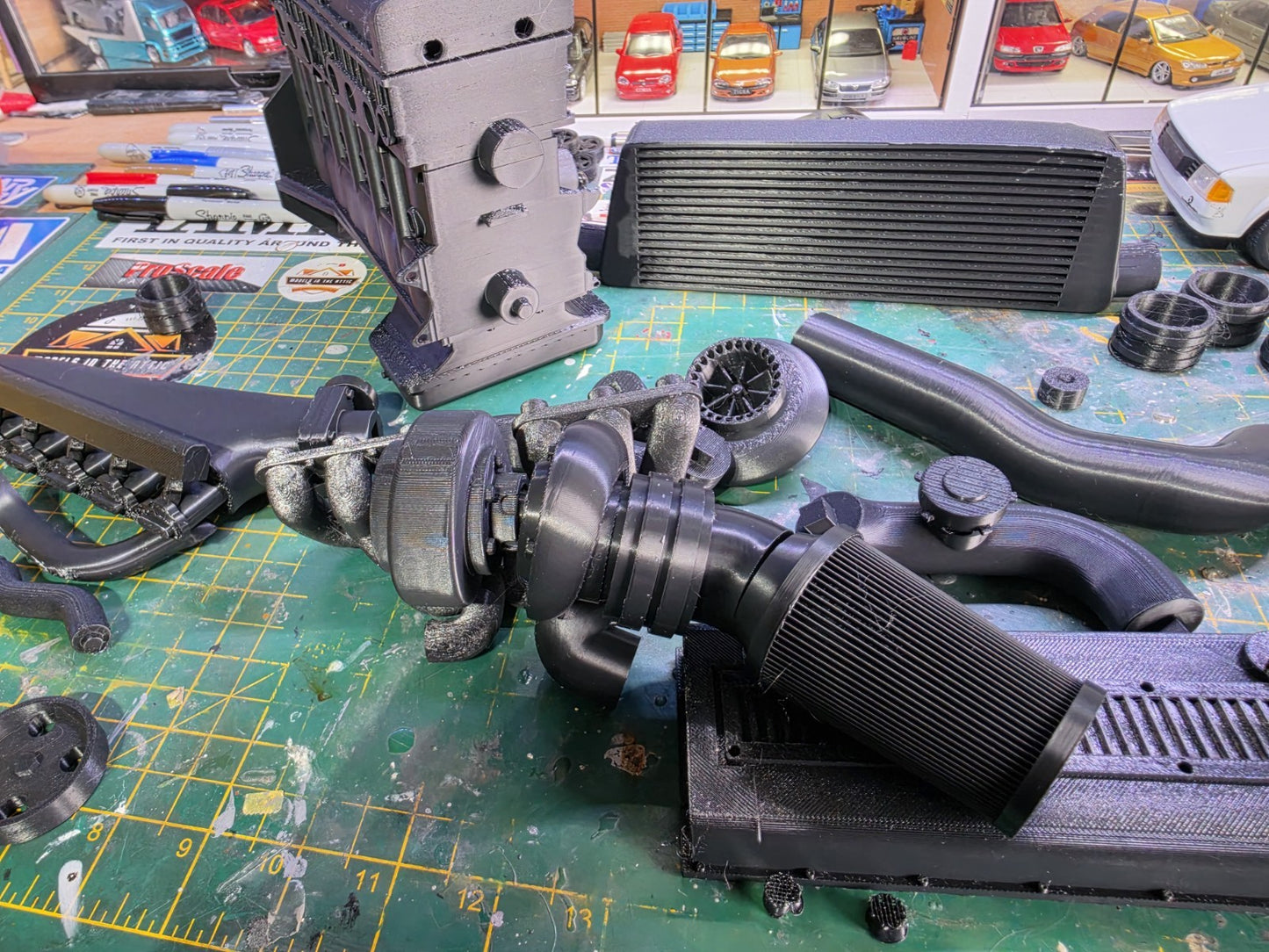 1/4 Scale 3D PRINTED Toyota 2JZ Engine For DESK DISPLAY GIFT KIT