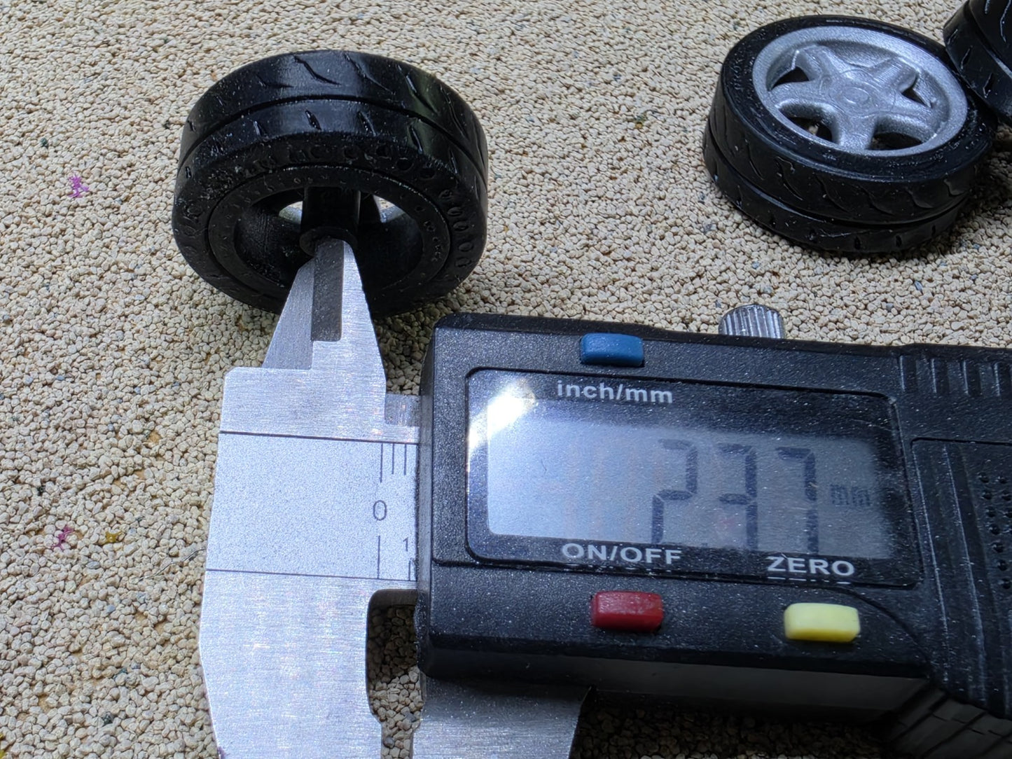1/18 Scale Alessio Speedline 3d Printed Wheels & RUBBER Tyres