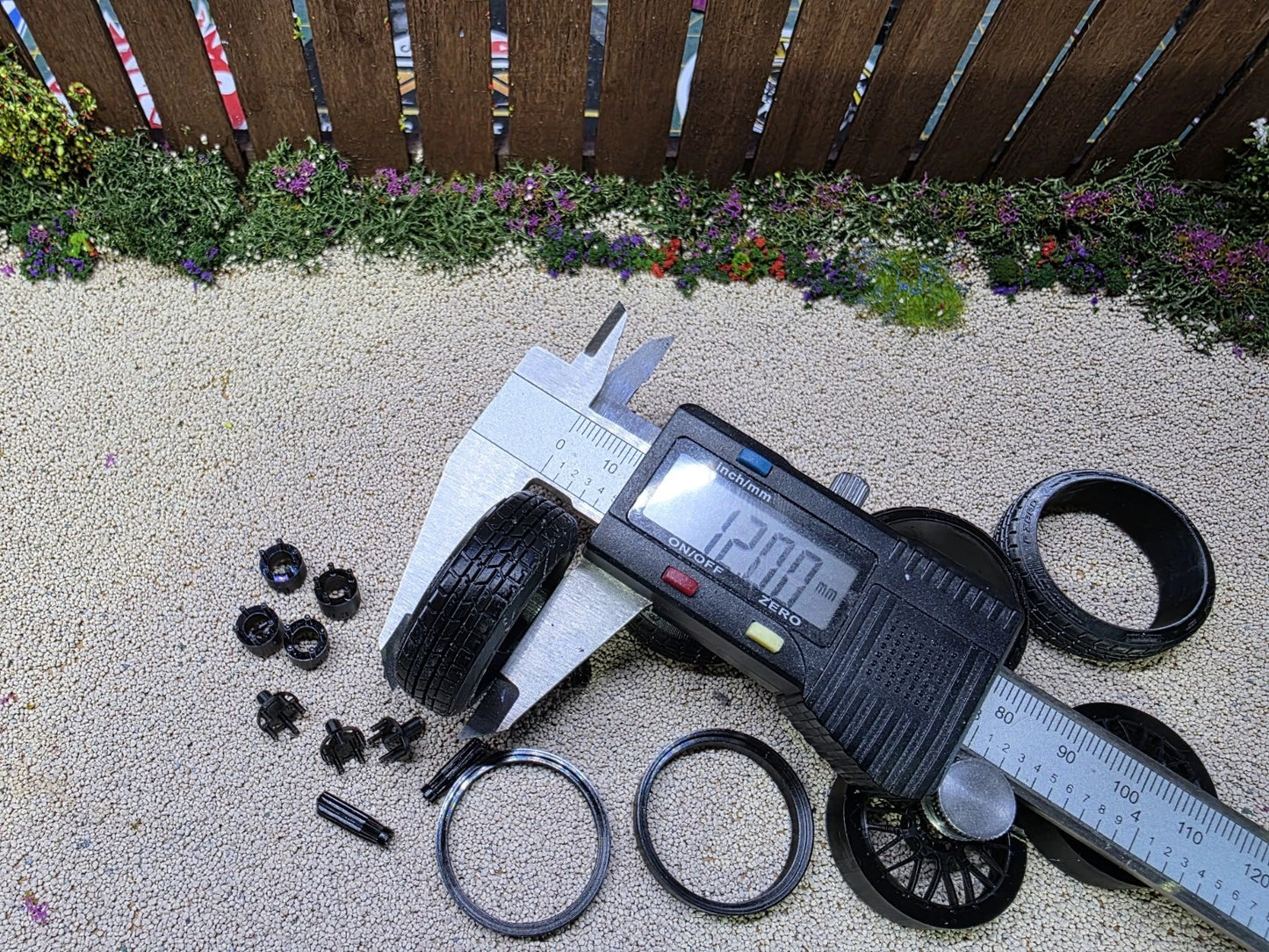 1/18 scale 18" BBS LM with PIRELLI Stretched Tyres