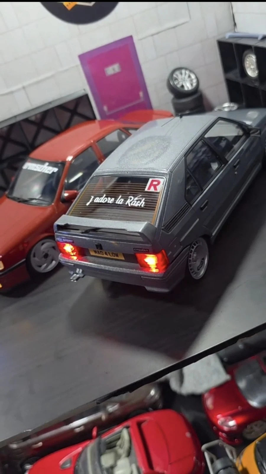 Norev Citroen BX Sport Model 1/18 Scale MODIFIED