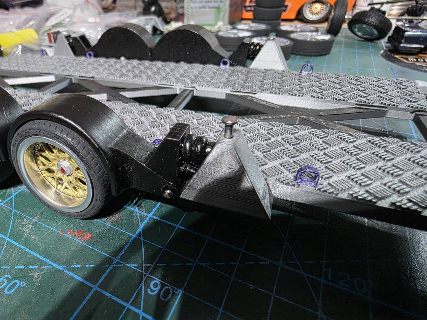 1/18 Functioning lowered trailer