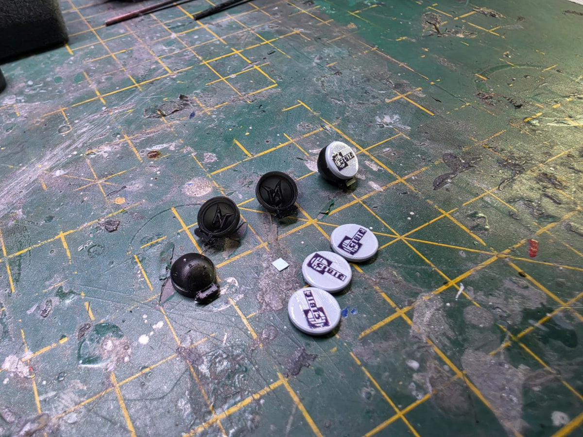 1/24 Scale CIBIE Spotlights Kit with DECALS PRE-PAINTED