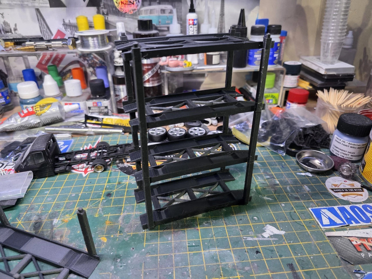 1/43 Scale Model Car 2 Tier Stacker