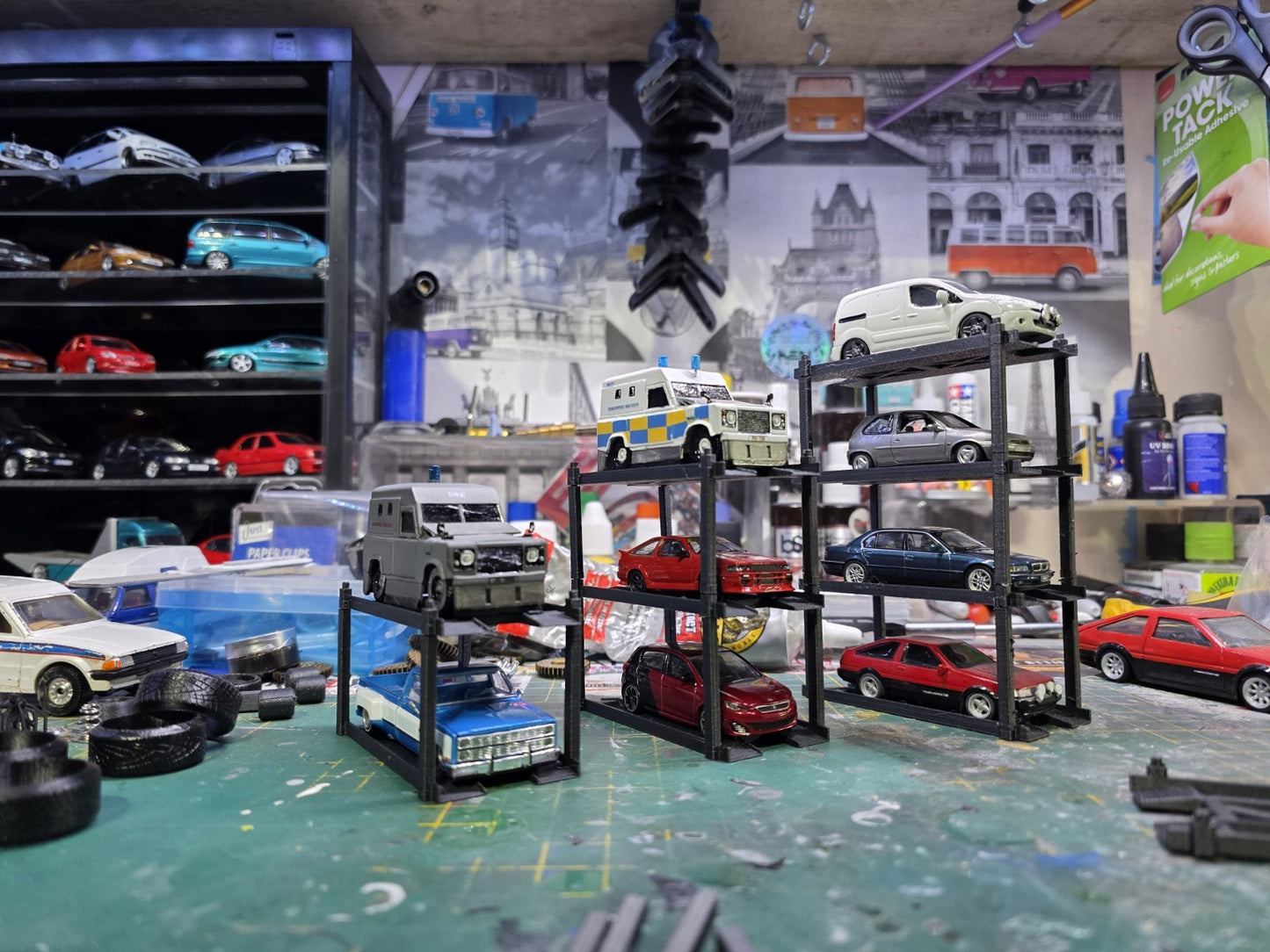 1/64 Scale Hot Wheels 3 Tier Stacker