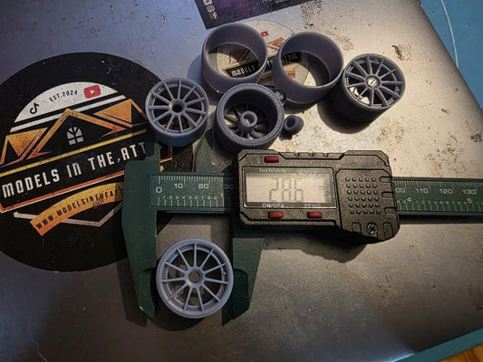 Rotiform DTM with Low profile Tyres