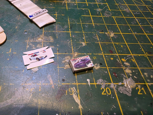 Scale Model kit boxes for diorama