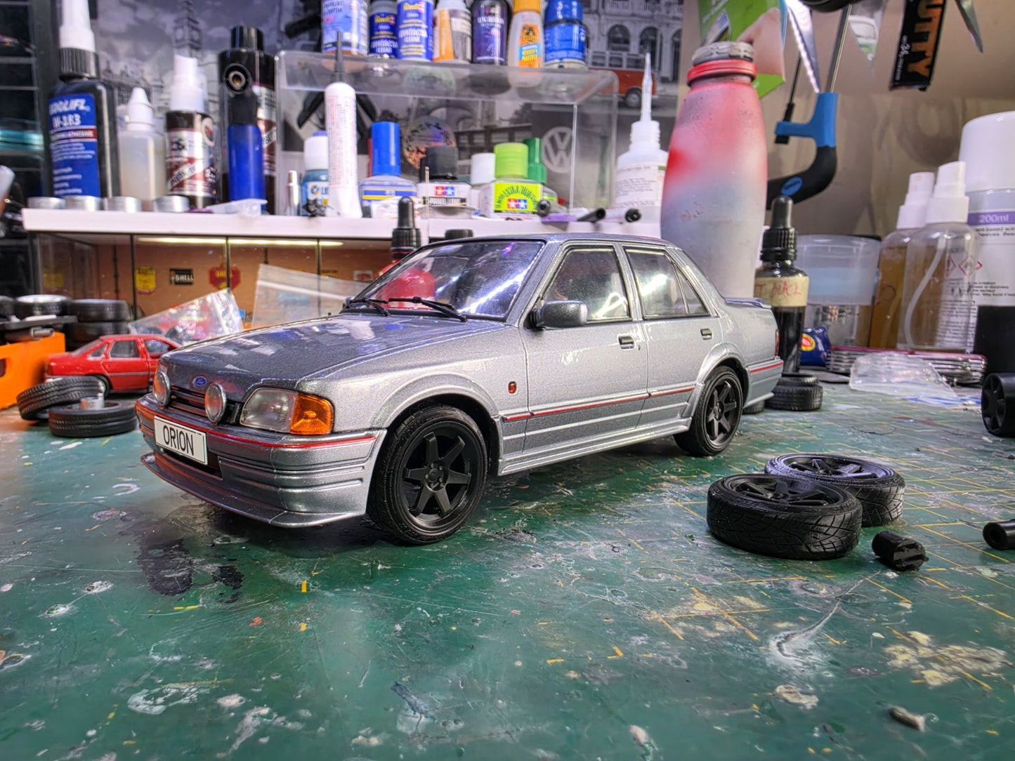 1/18 scale Japan Racing JR3 Wheels with Toyo RESIN Tyres & MCG OTTO HUBS