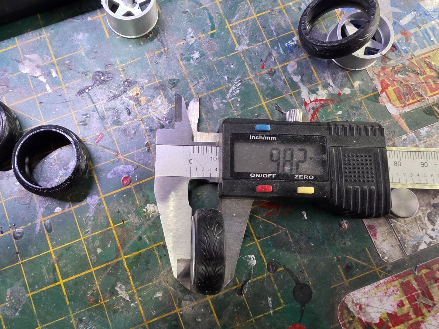 1/24 Scale BROCK B1 3d Printed Wheels & RUBBER Tyres