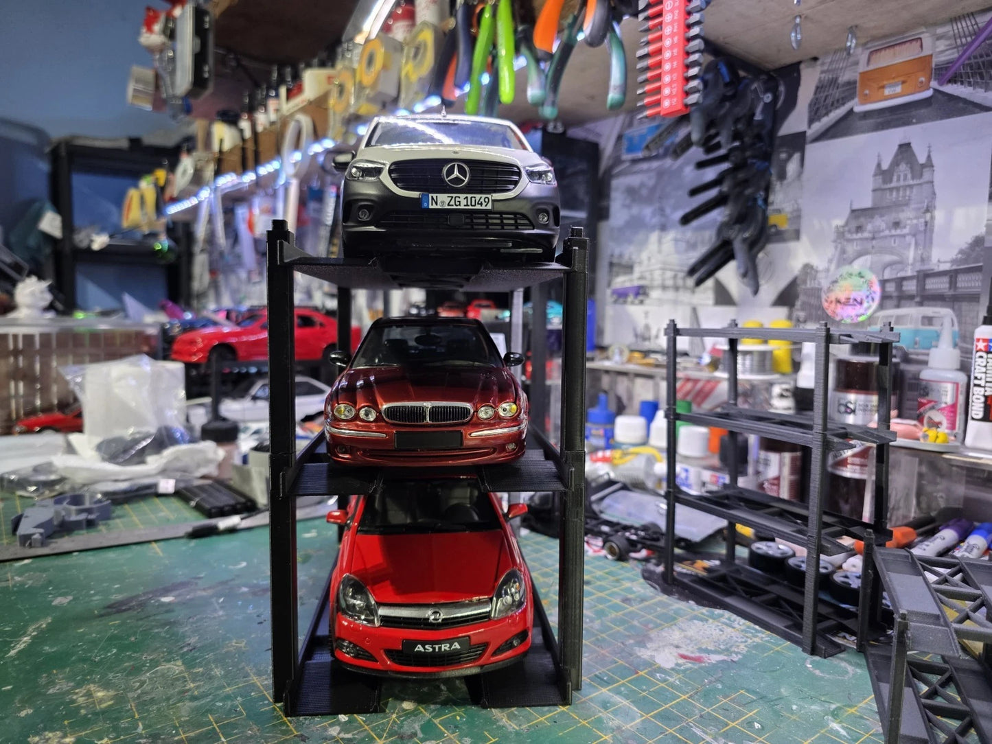 1/18 Scale Model Car 3 Tier Stacker