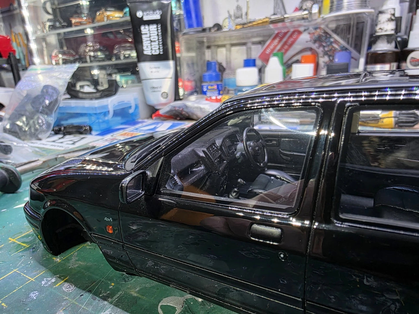 1/18 OttO Model Ford Sierra Cosworth RHD Dash Conversion