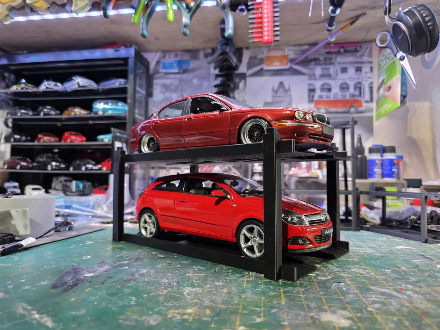 1/18 Scale Model Car 2 Tier Stacker