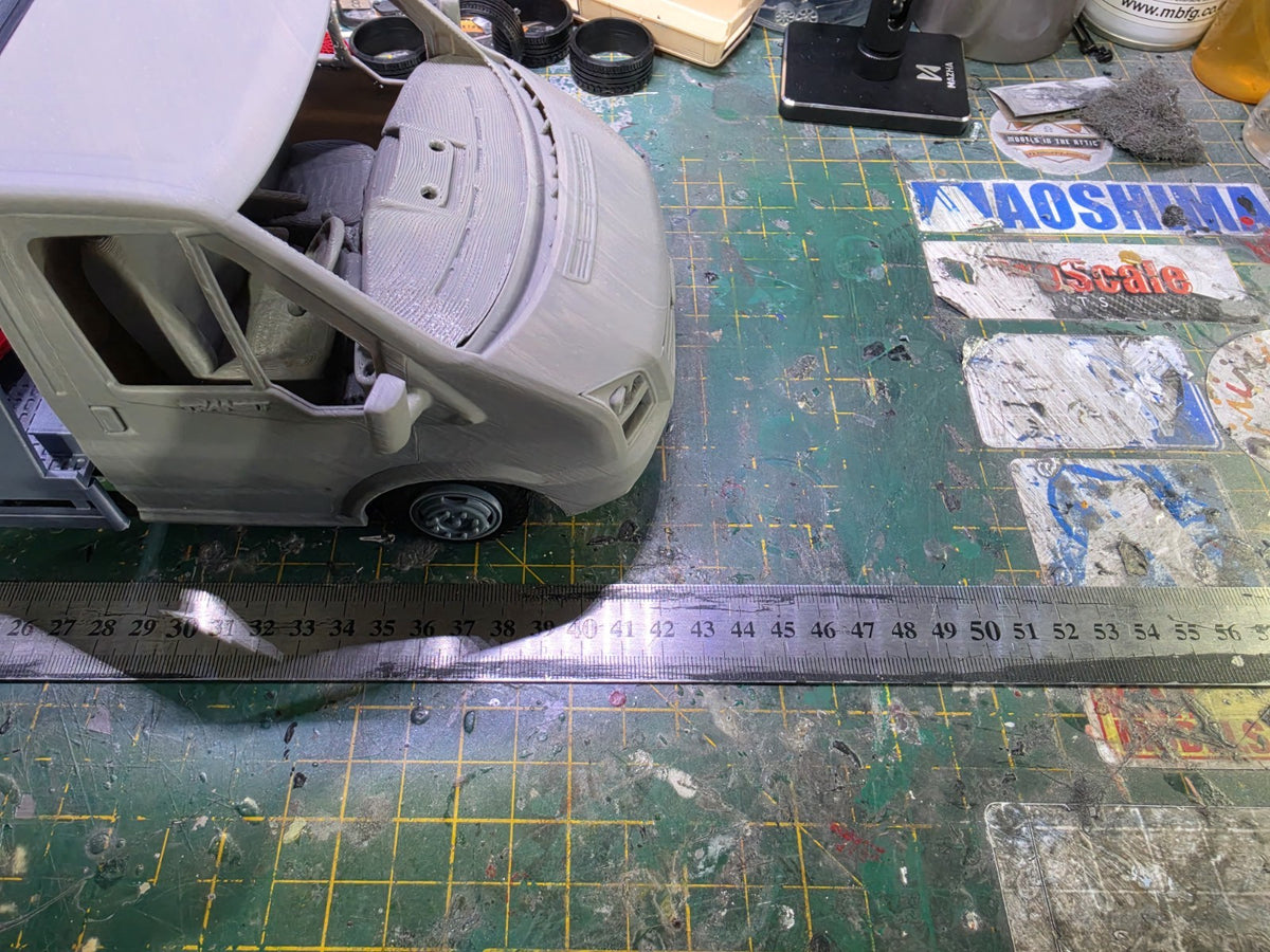 1/18 Ford Transit Recovery Lorry 3D Printed Model Kit Beavertail FULL KIT