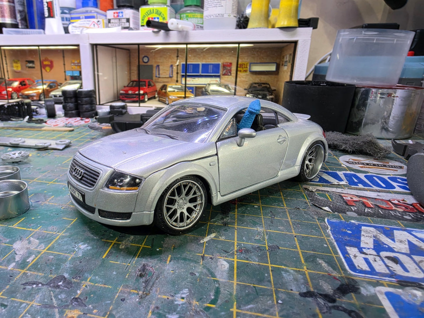 1/24 Scale BBS CHR2 3d Printed Wheels & RUBBER Tyres