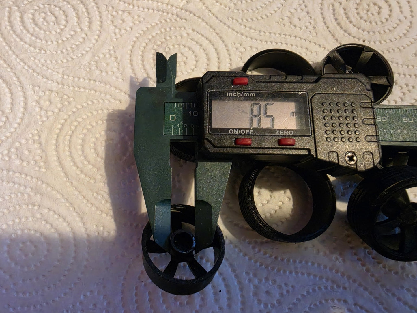 1/18 Scale Audi TTRS 3d Printed Wheels & RESIN CONTINENTAL Tyres