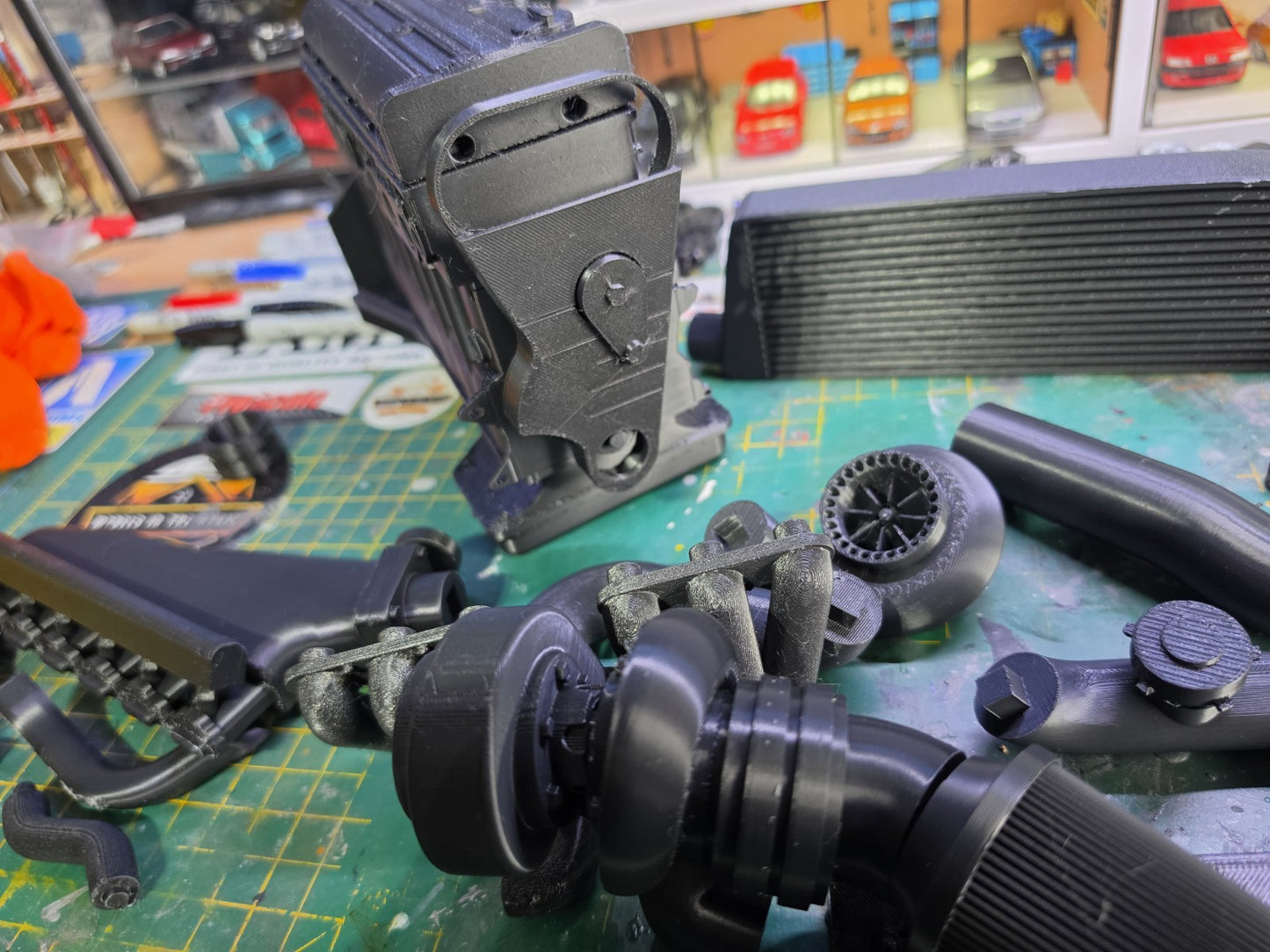 1/4 Scale 3D PRINTED Toyota 2JZ Engine For DESK DISPLAY GIFT KIT
