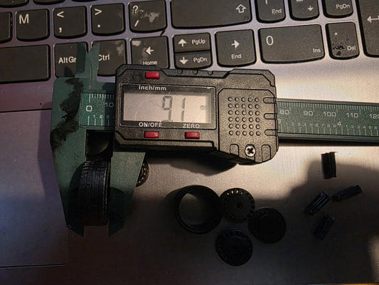 1/24 scale VW Steel Wheels