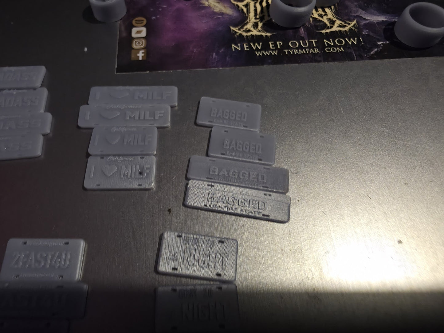 3D NUMBER PLATES