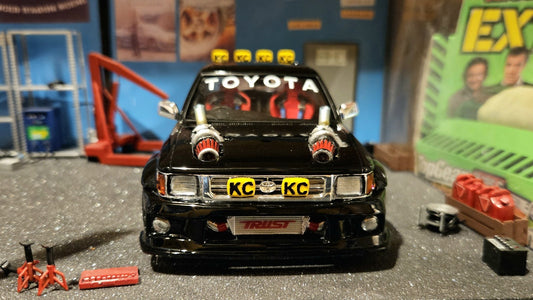 TWIN TURBO bonnet Exit Kit