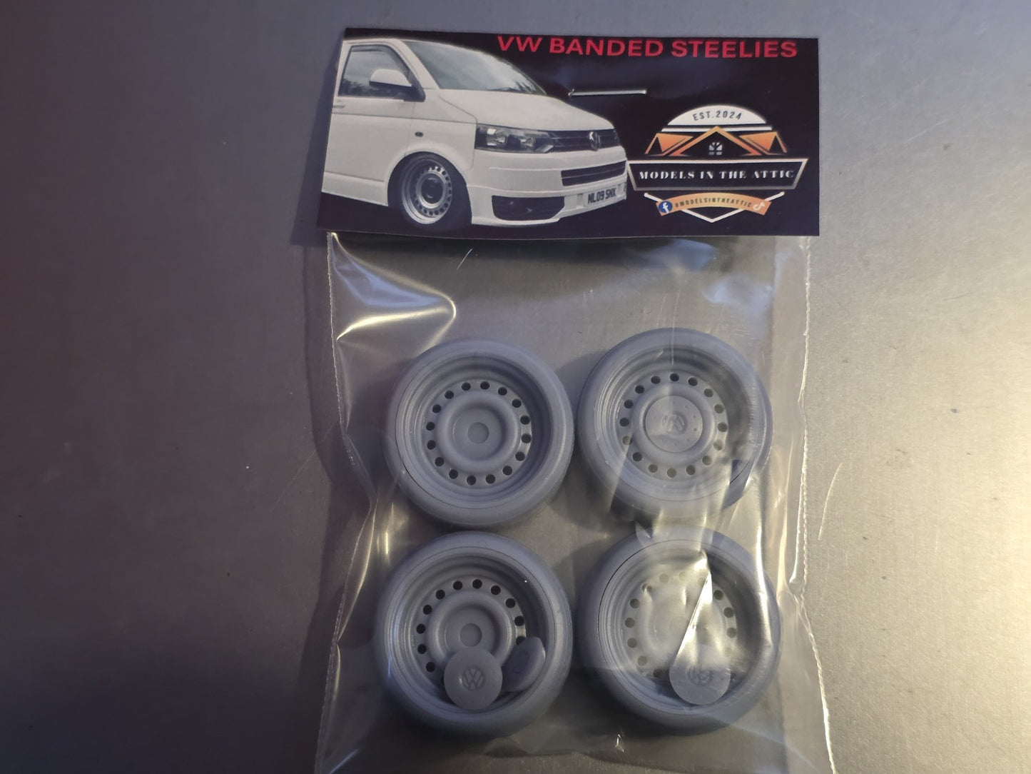 VW Banded Steels with Centre Caps