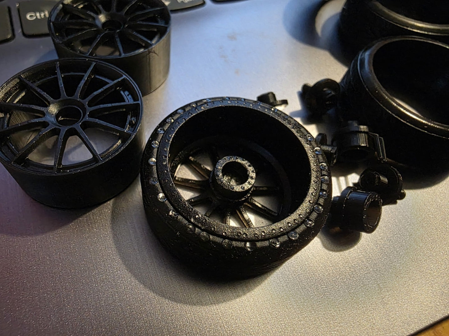 1.18 Rotiform DTM WHEELS with RUBBER PRINTED Tyres