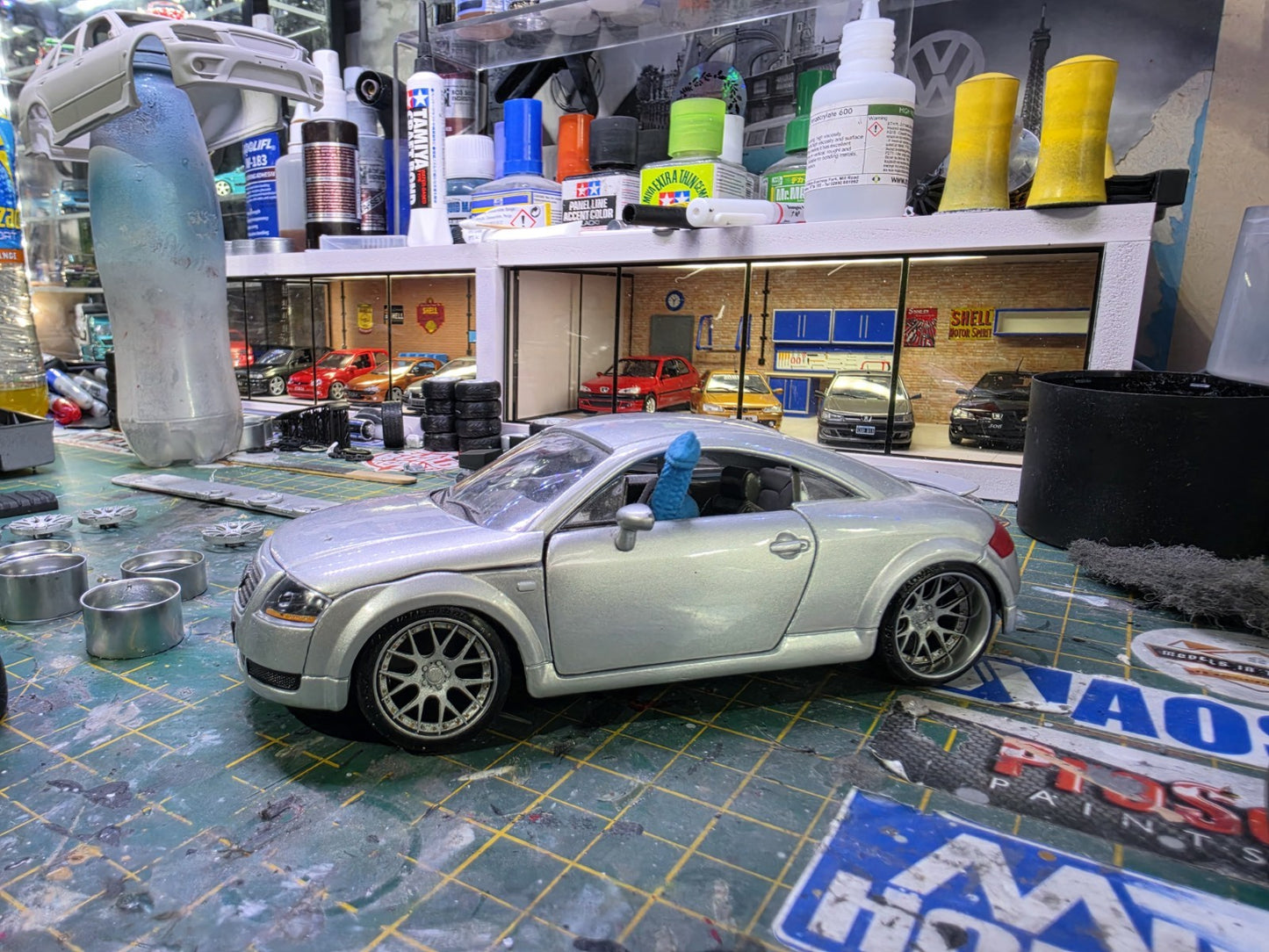 1/24 Scale BBS CHR2 3d Printed Wheels & RUBBER Tyres