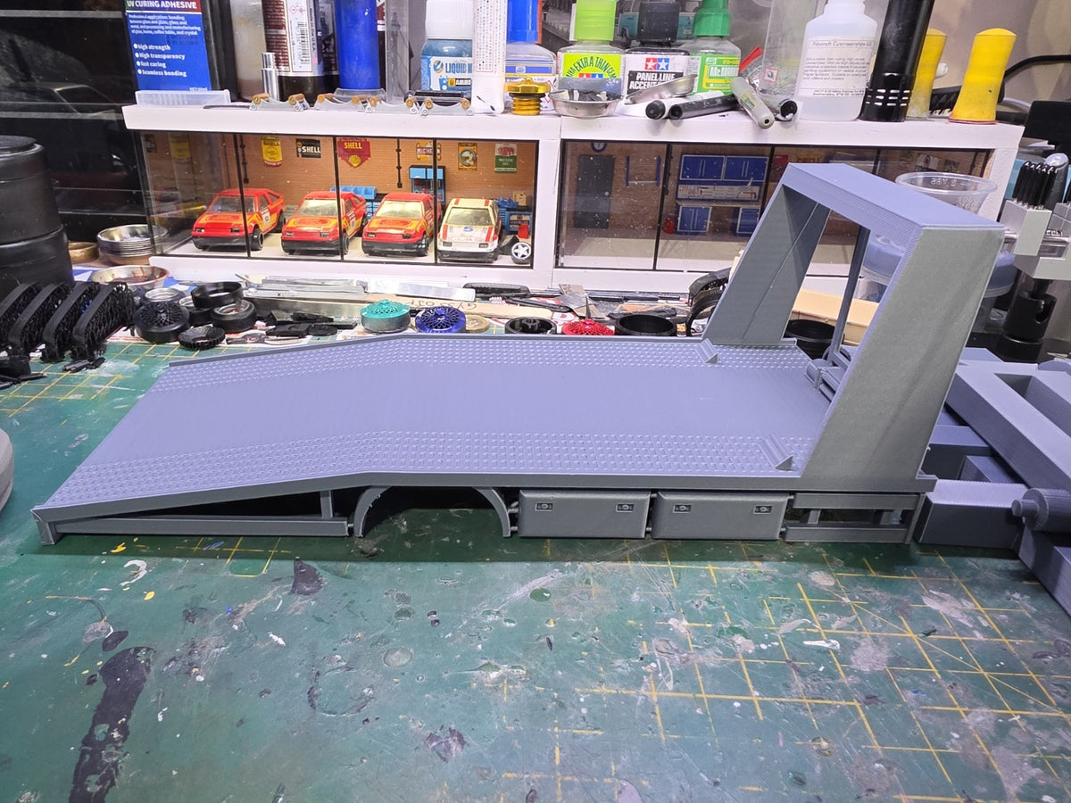 1/18 Ford Transit Recovery Lorry 3D Printed Model Kit Beavertail FULL KIT