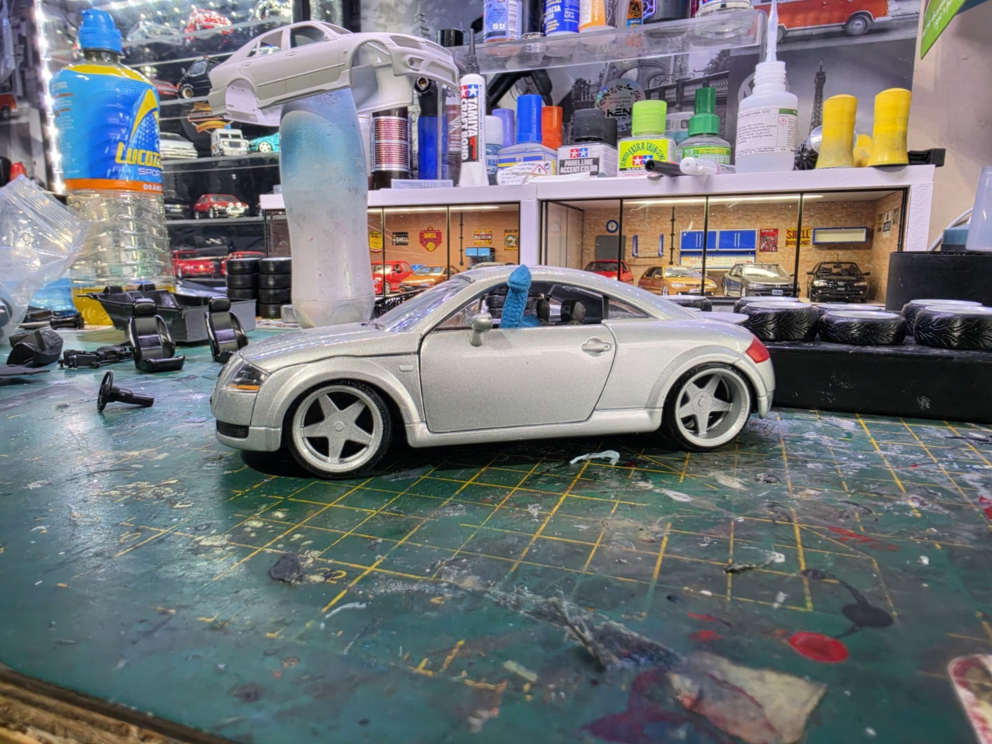 1/24 Scale BROCK B1 3d Printed Wheels & RUBBER Tyres