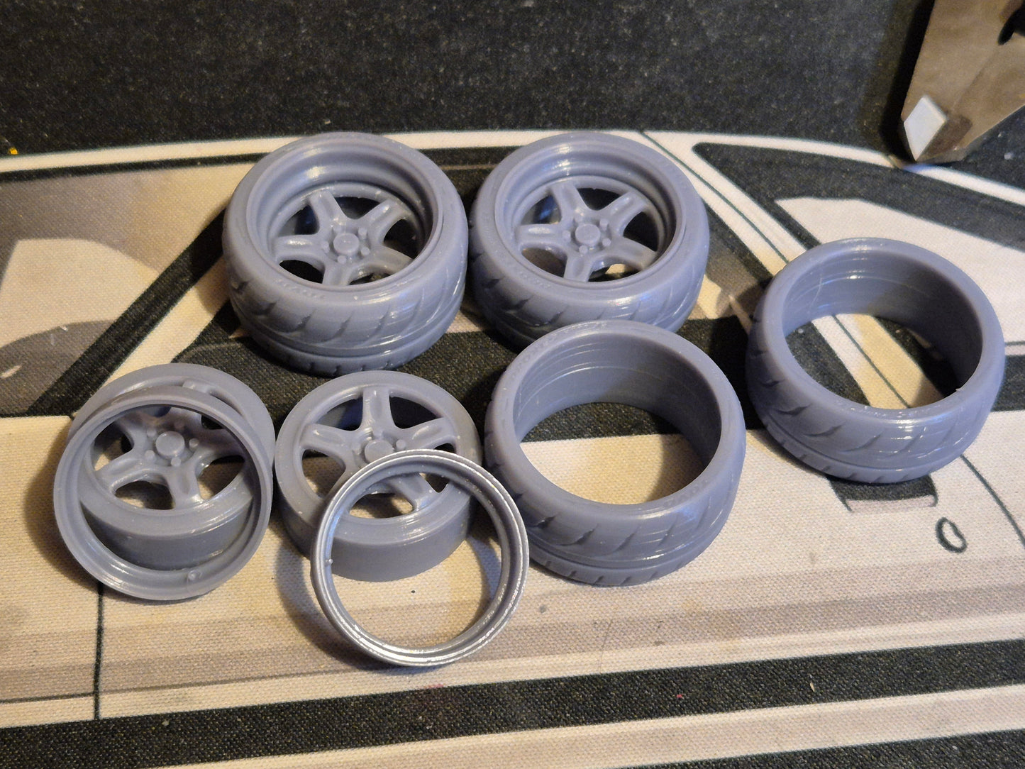Rays Volk Racing 21C Staggered with Toyo Tyres