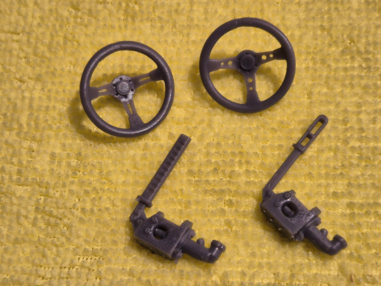 1/18 scale Steering wheel and Hydraulic handbrakes