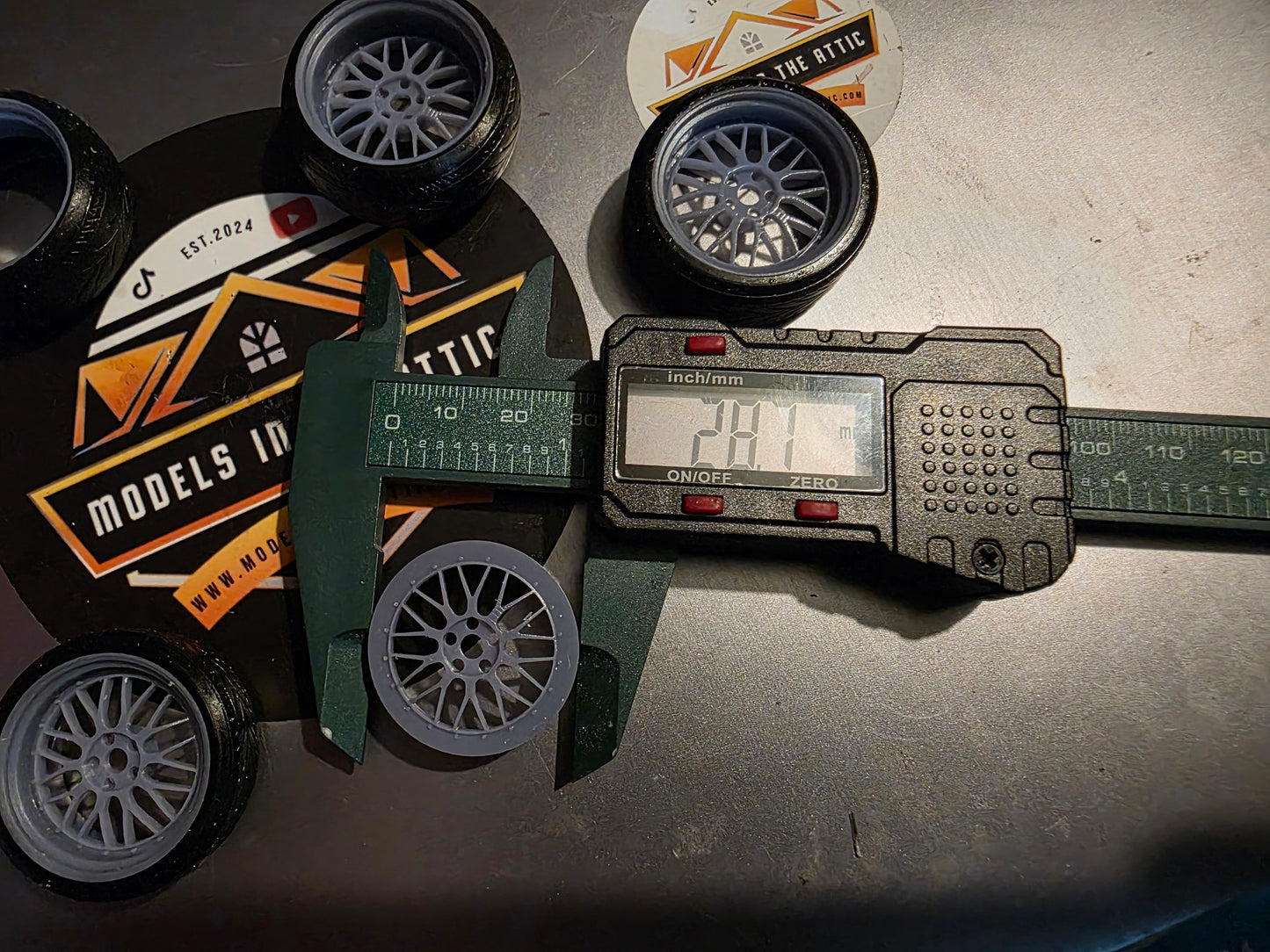 BBS LM Split Staggered with Rubber Stretched Tyres