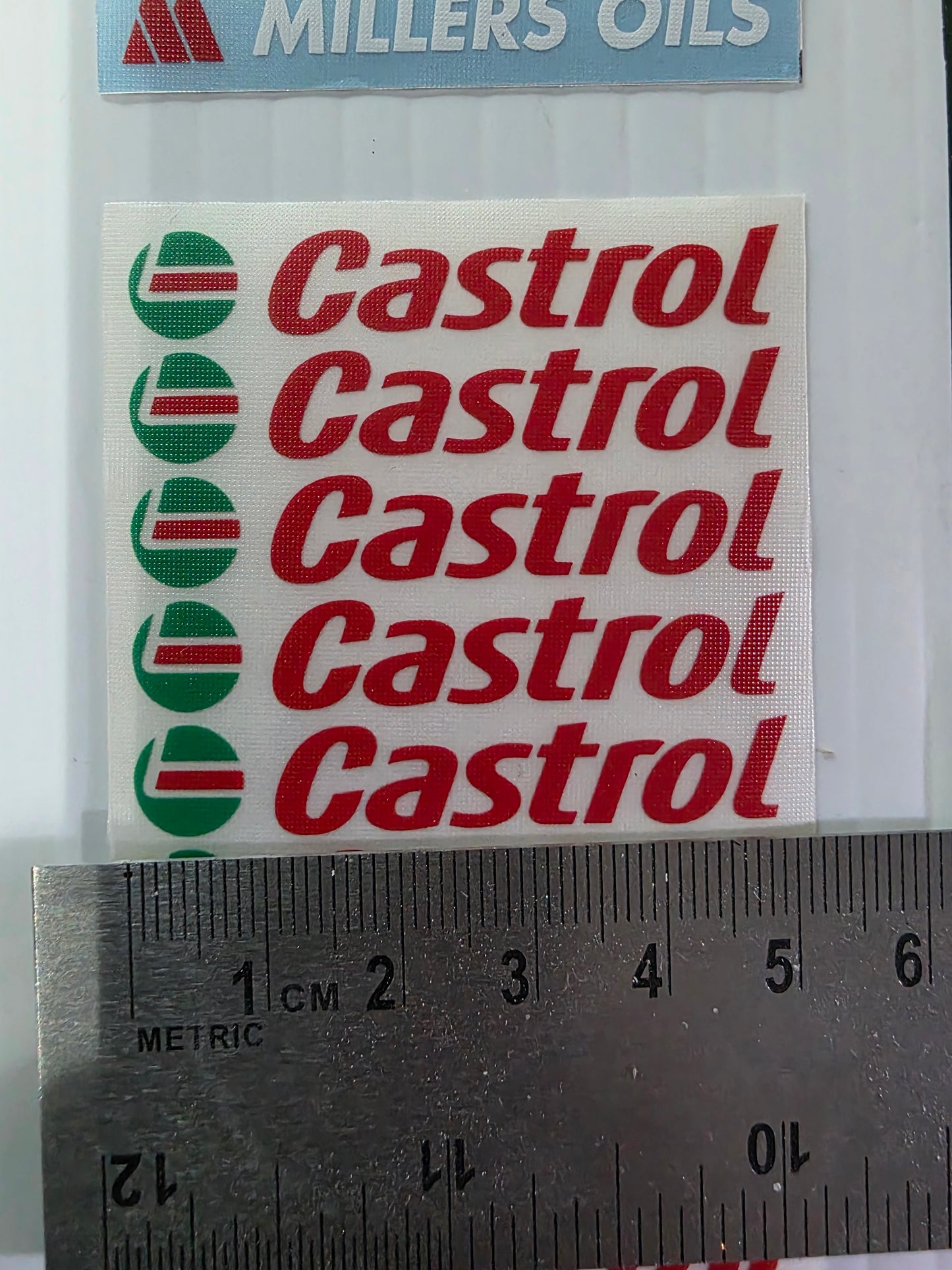 Castrol Windscreen Sticker