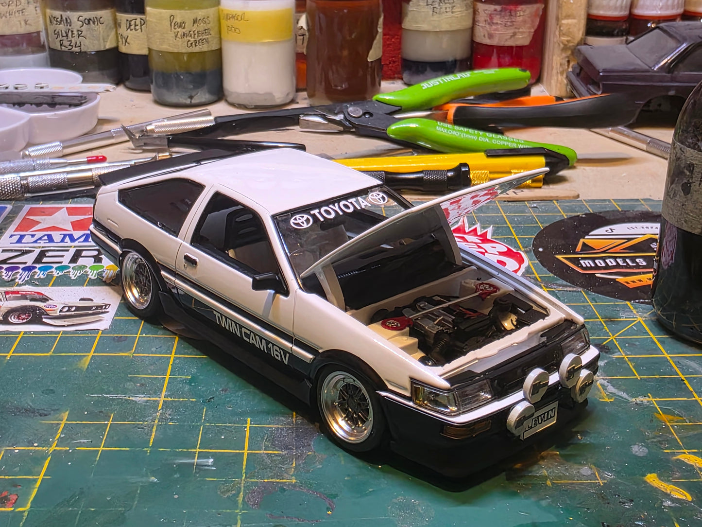 Twin Cam 16v & Toyota stickers