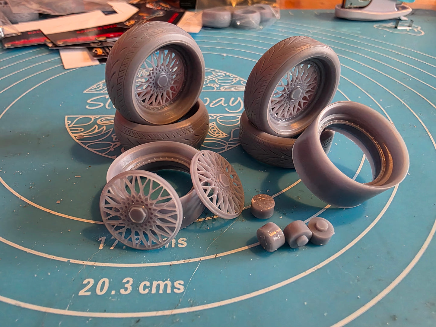 1/18 scale BBS RS Staggered Michelin tyres