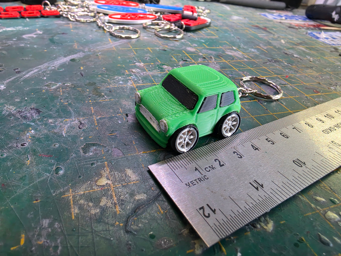Mr Beans Mini Keyring