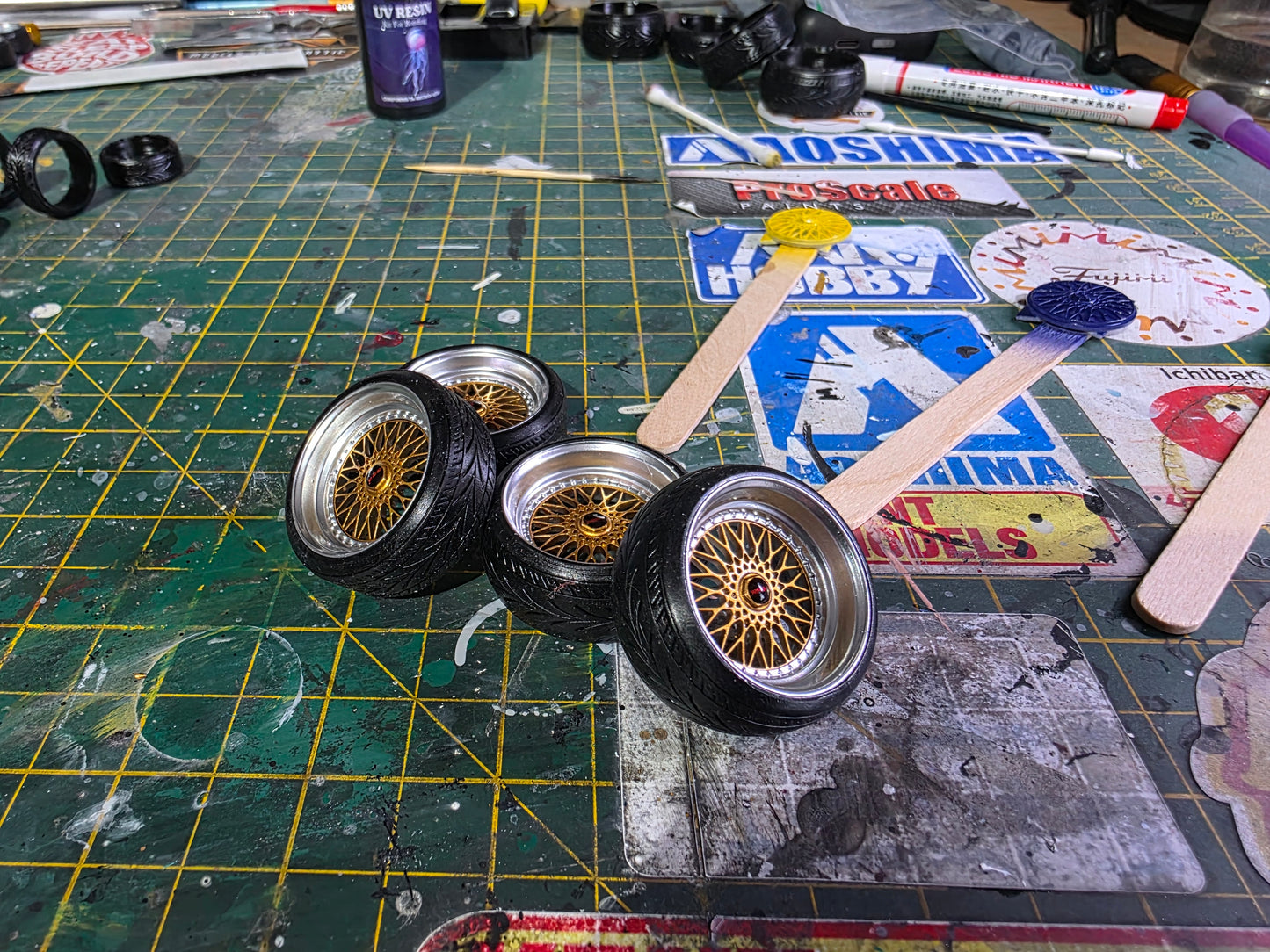 1/18 BBS RS Rich Gold