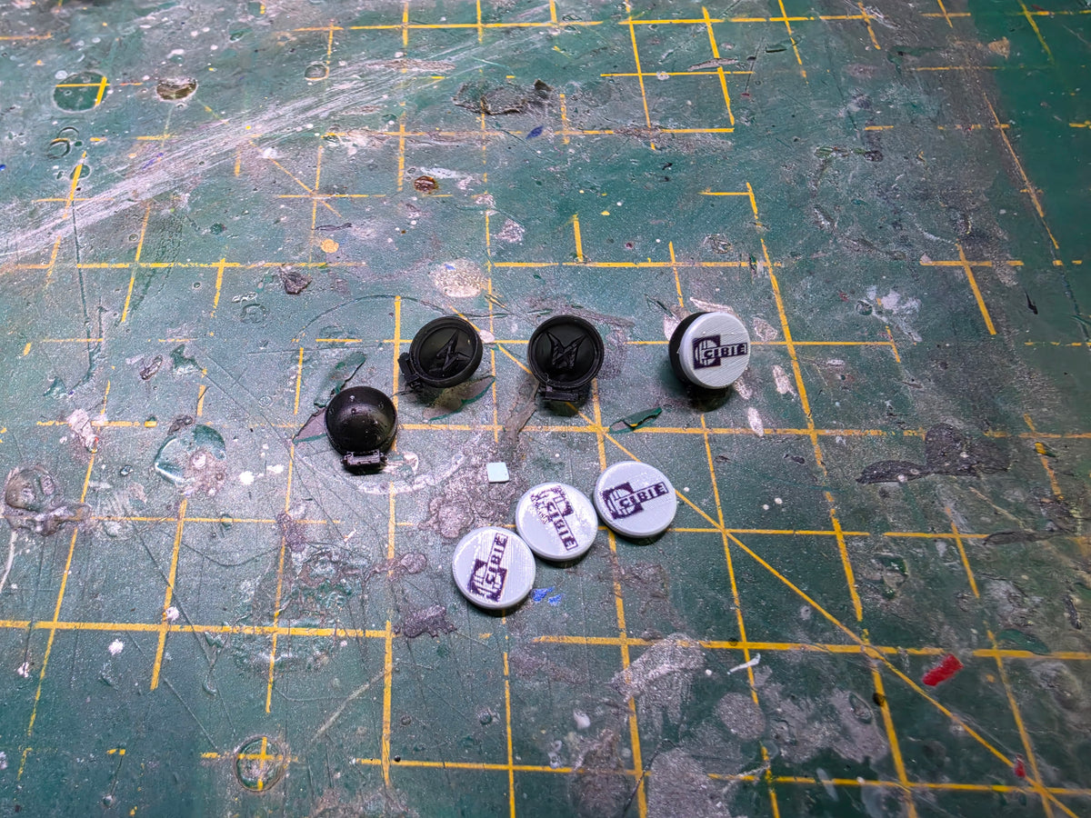 1/24 Scale CIBIE Spotlights Kit PRE-PAINTED