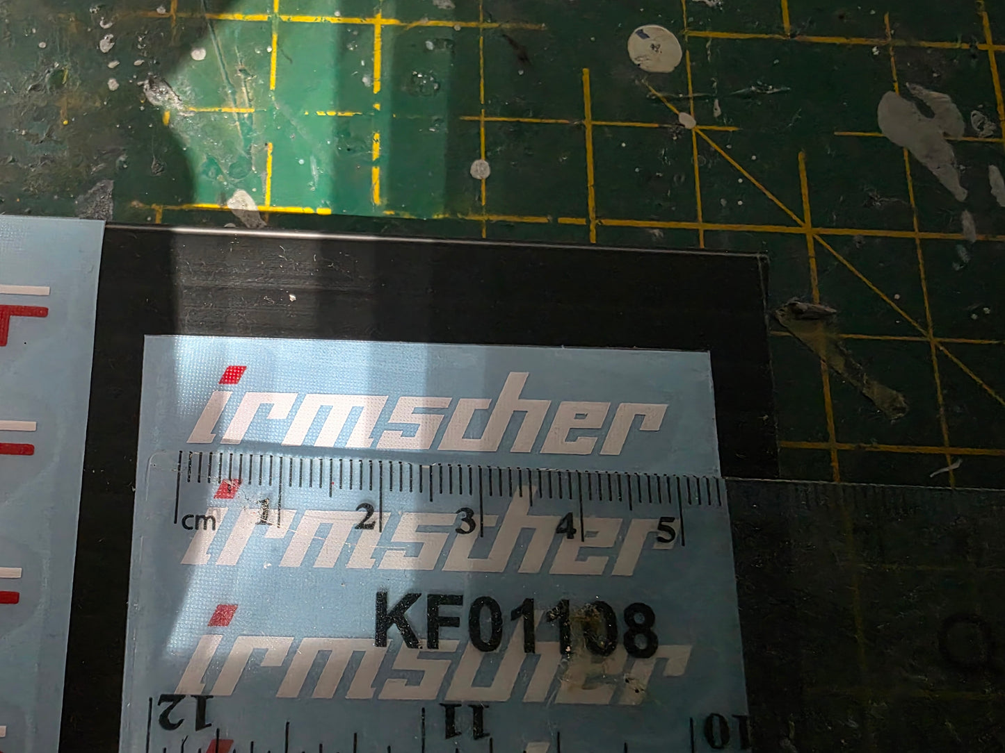 IRMSCHER Windscreen Sticker