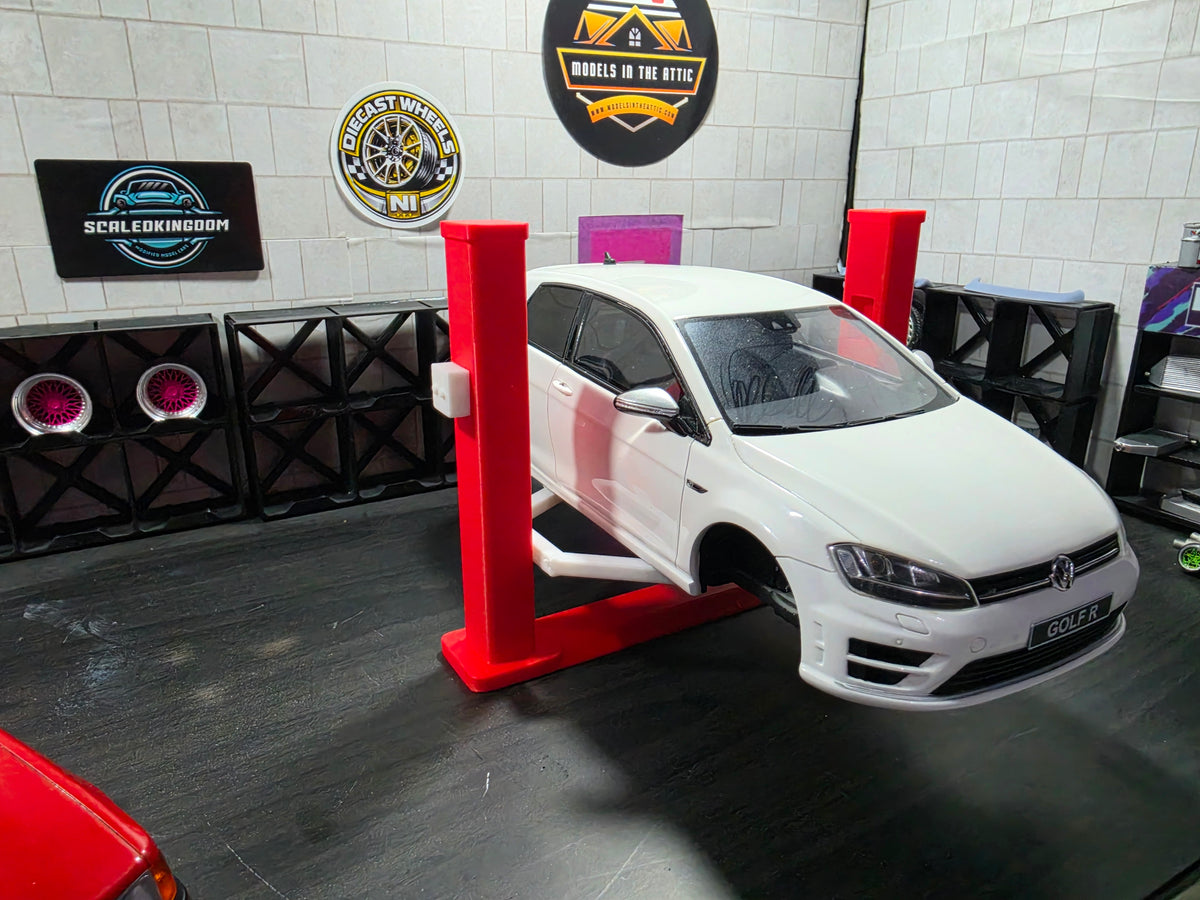 1/18 Scale 2 Post Lift for Dioramas