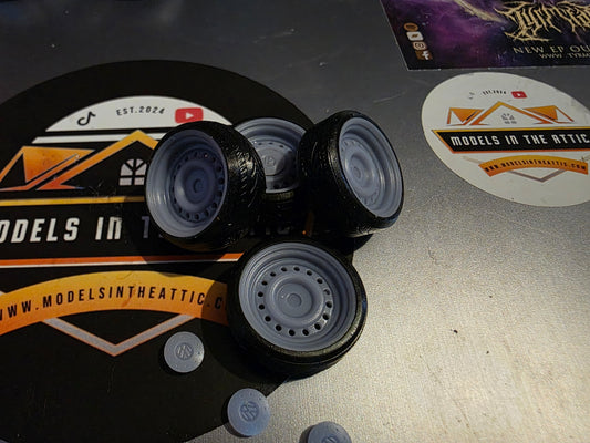 VW Banded Steels with Centre Caps and Premium Rubber Tyres