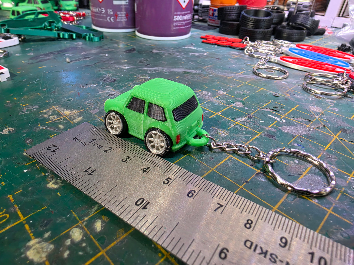 Mr Beans Mini Keyring