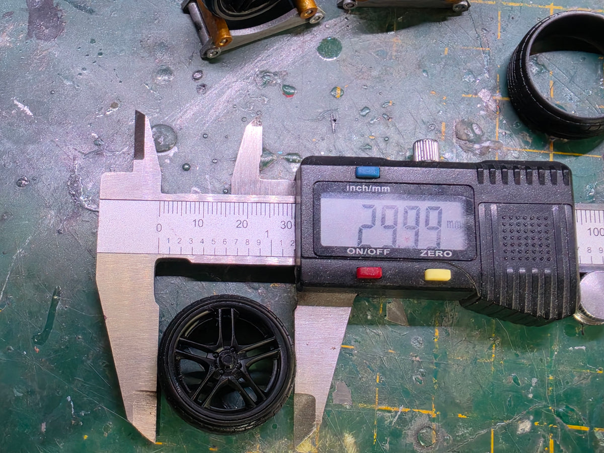 1/18 Scale Dare SMT 3d Printed Wheels & Tyres