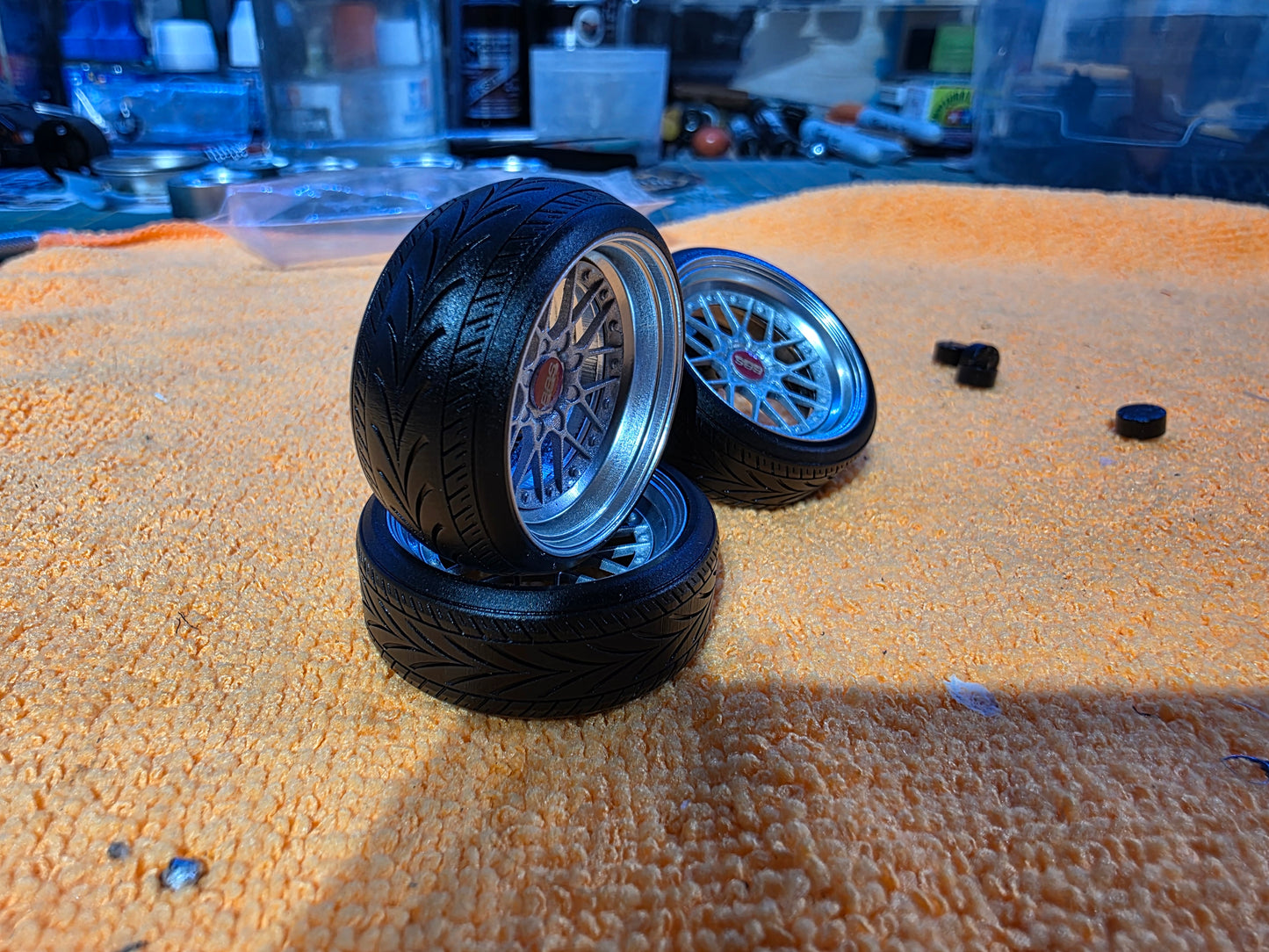 BBS RS2 Silver with Chrome Barrels